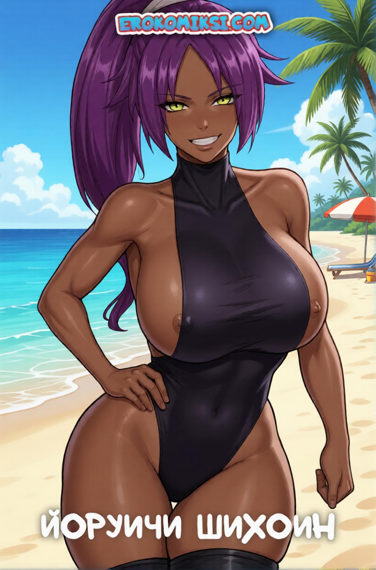 Порно комикс Блич. Йоруичи Шихоин
