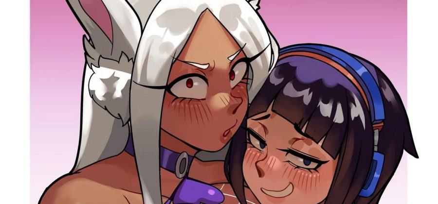 Порно комикс Моя геройская академия. Обучение Мируко на пляже.