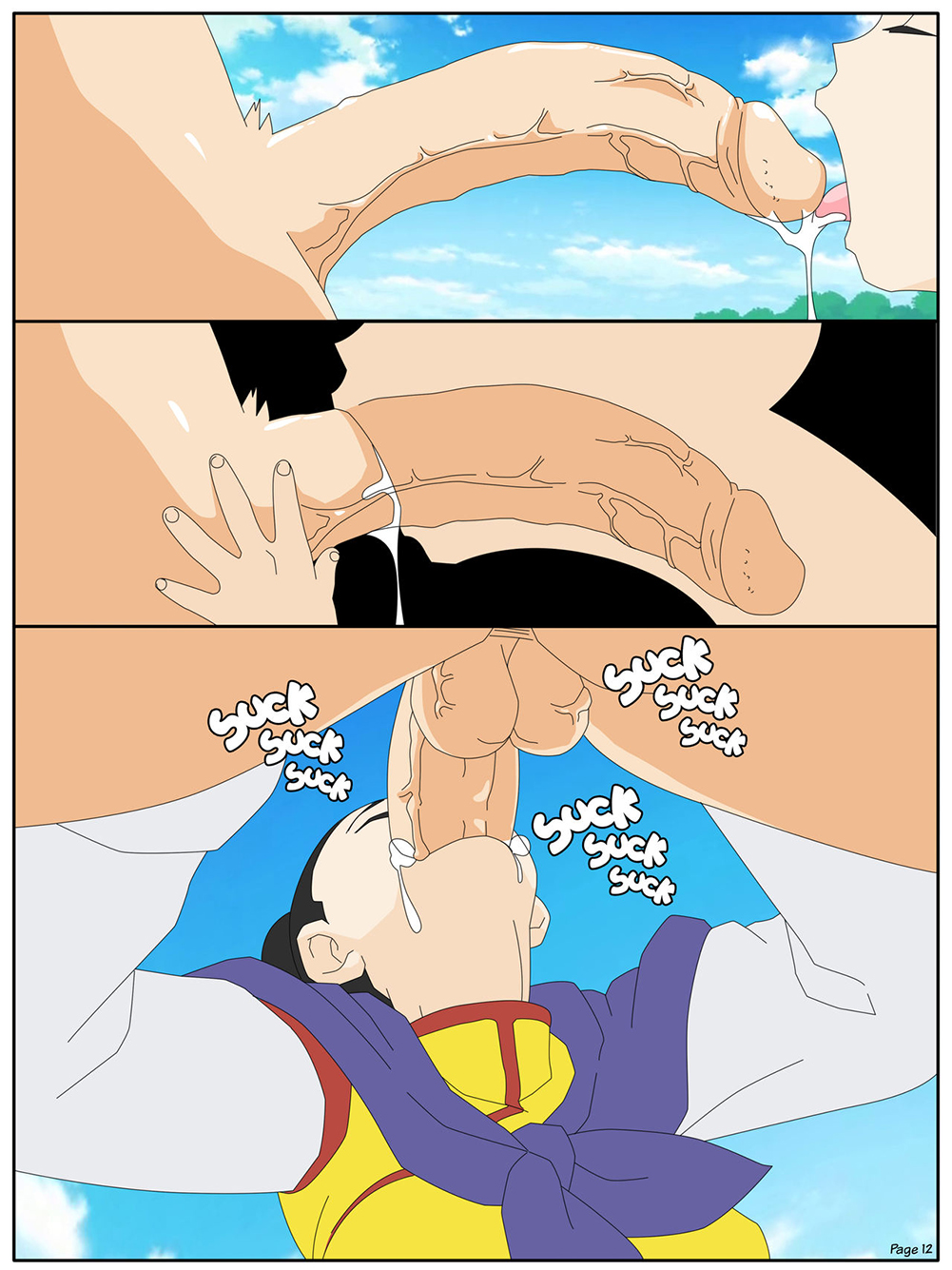 12-10 Порно комикс Dragon Ball Z. Амбиции Замасу.