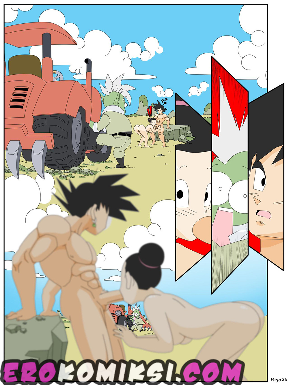 26-1 Порно комикс Dragon Ball Z. Амбиции Замасу.
