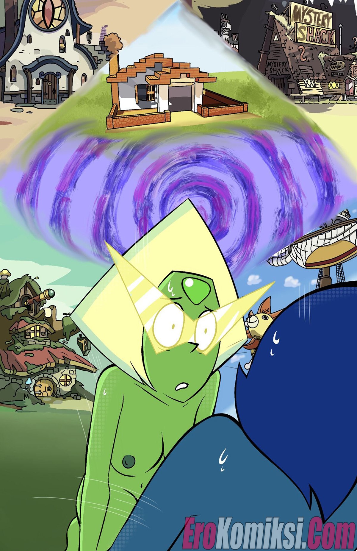 022-1 Порно комикс Горячая мультивселенная возбуждения.