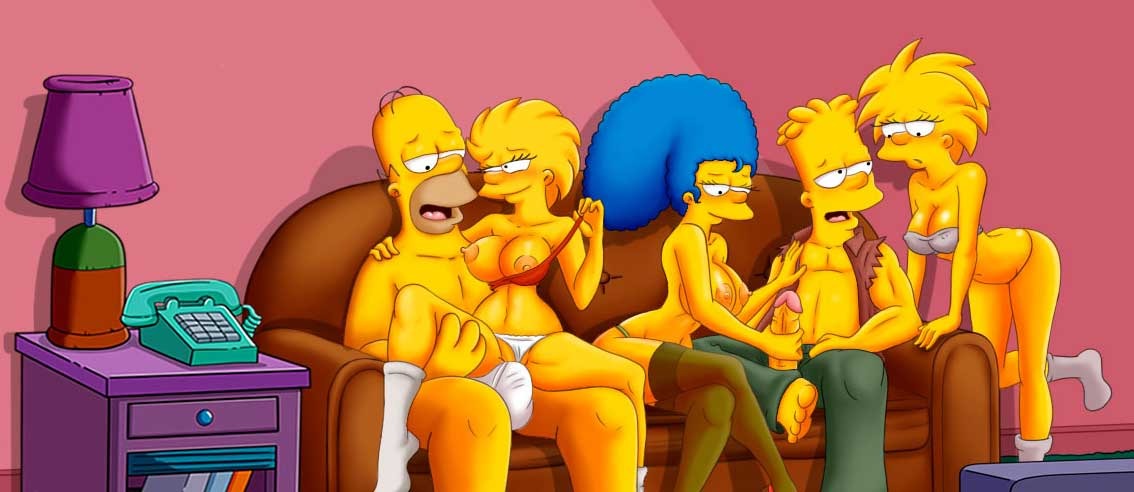 2-95 Порно комикс Симпсоны. Часть 62: Мама моей девушки.