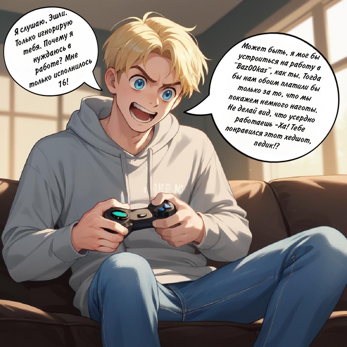 006-4 Порно комикс Рабочая девушка.