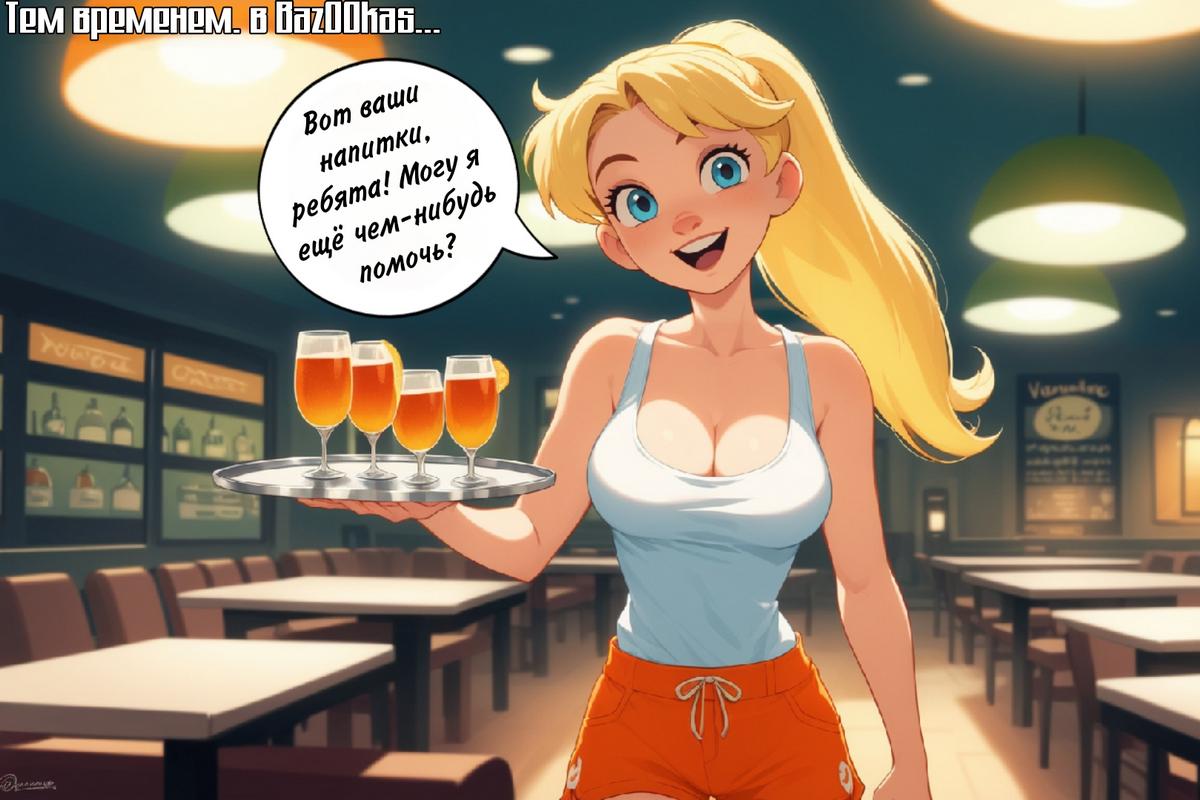 016-3 Порно комикс Рабочая девушка.