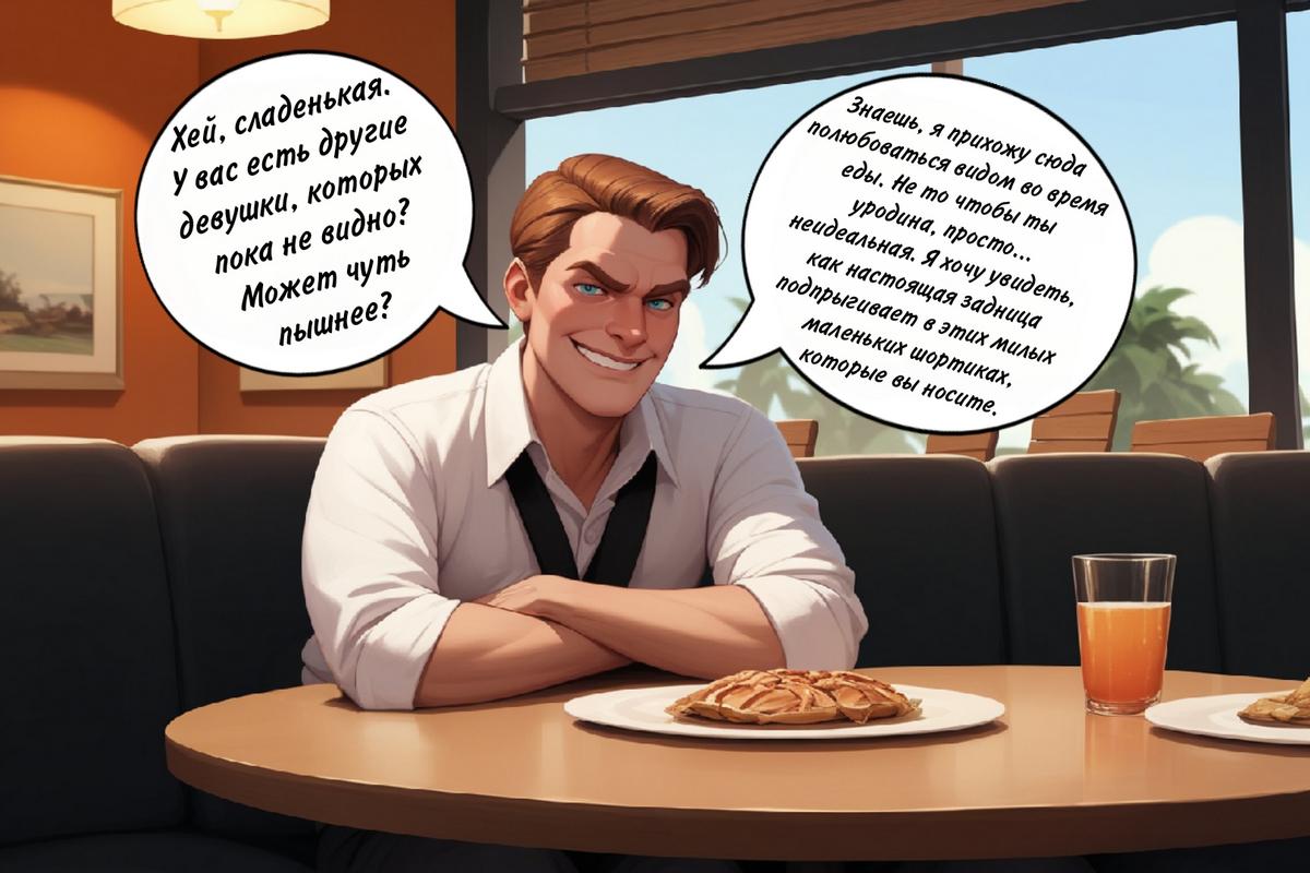 029-3 Порно комикс Рабочая девушка.