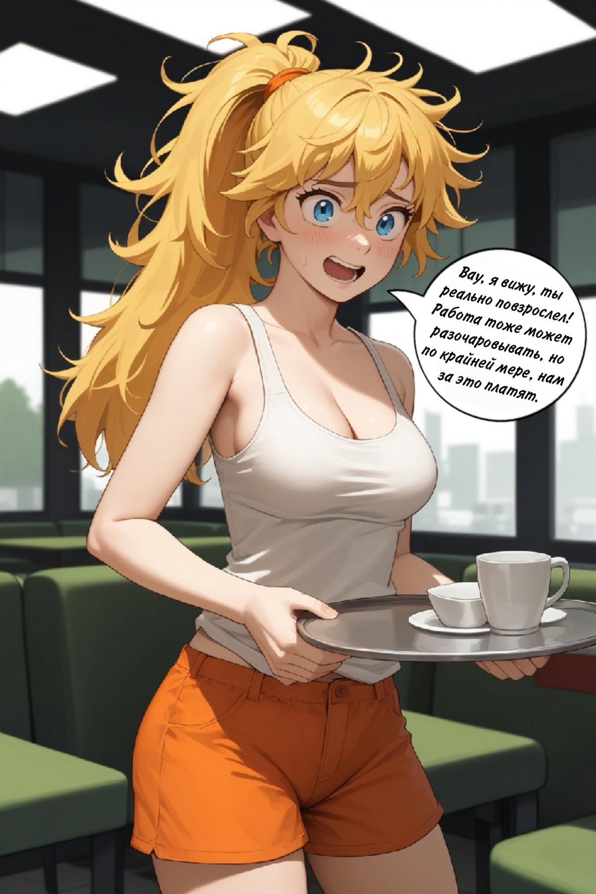 137 Порно комикс Рабочая девушка.