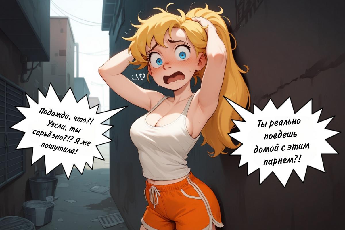 163 Порно комикс Рабочая девушка.