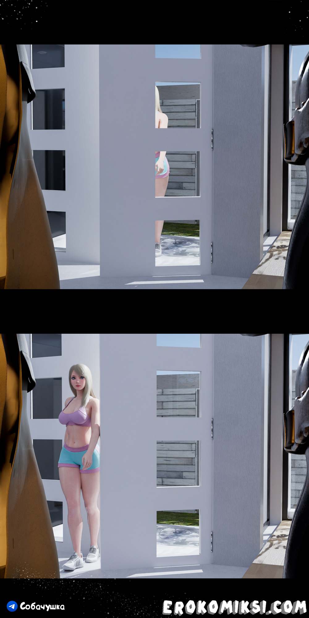 47-2 Порно комикс Marvel. Моя соседка — Вдова. Часть 5.