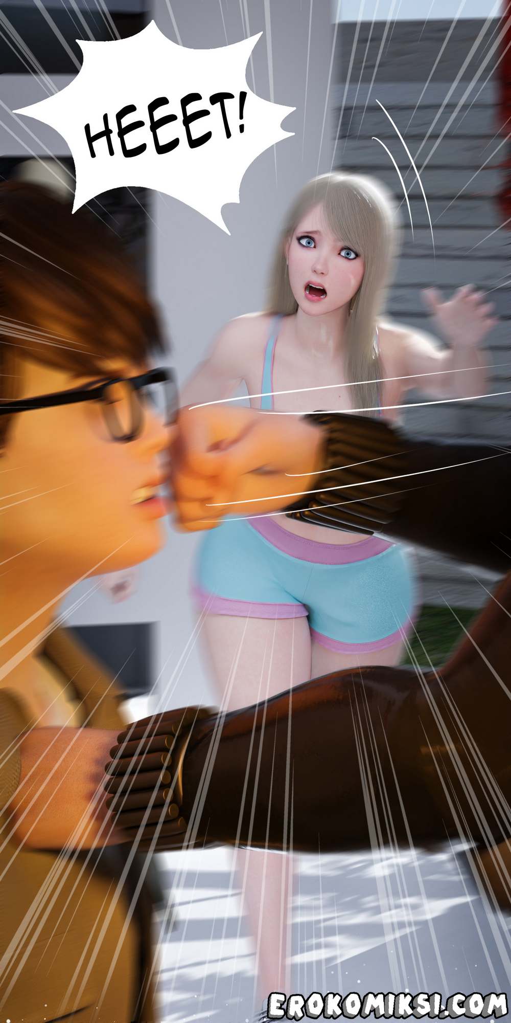 50-2 Порно комикс Marvel. Моя соседка — Вдова. Часть 5.