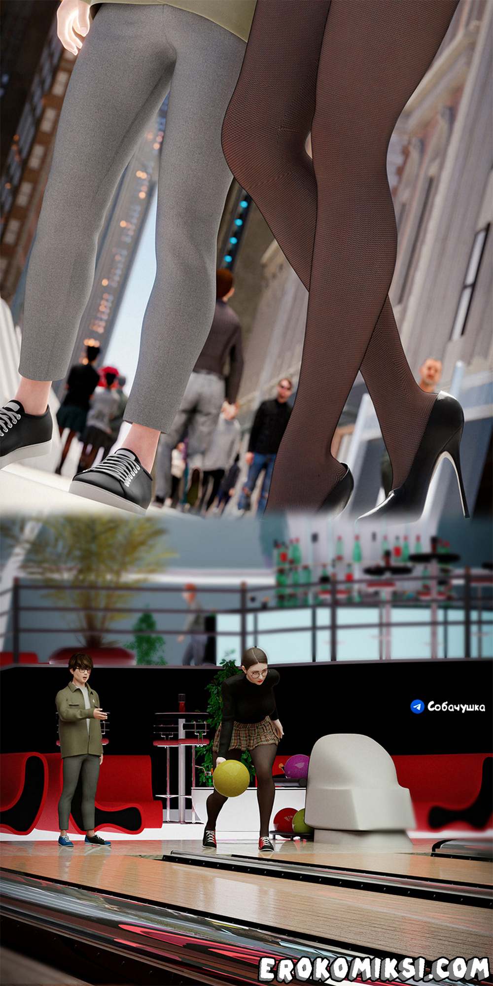 73-1 Порно комикс Marvel. Моя соседка — Вдова. Часть 5.