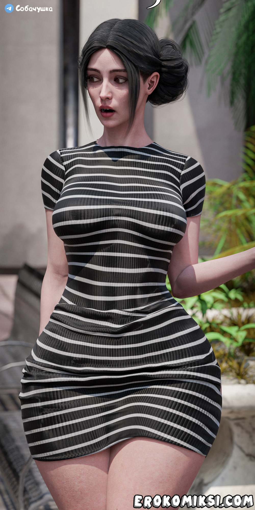 86-1 Порно комикс Marvel. Моя соседка — Вдова. Часть 5.