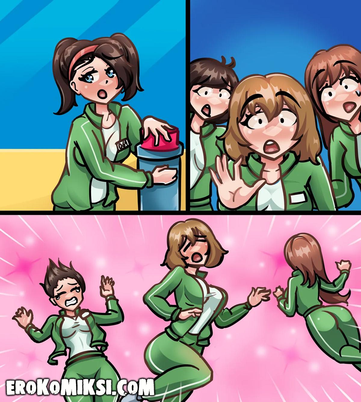 5-75 Порно комикс Игра в Кальмара. Новые приключения.