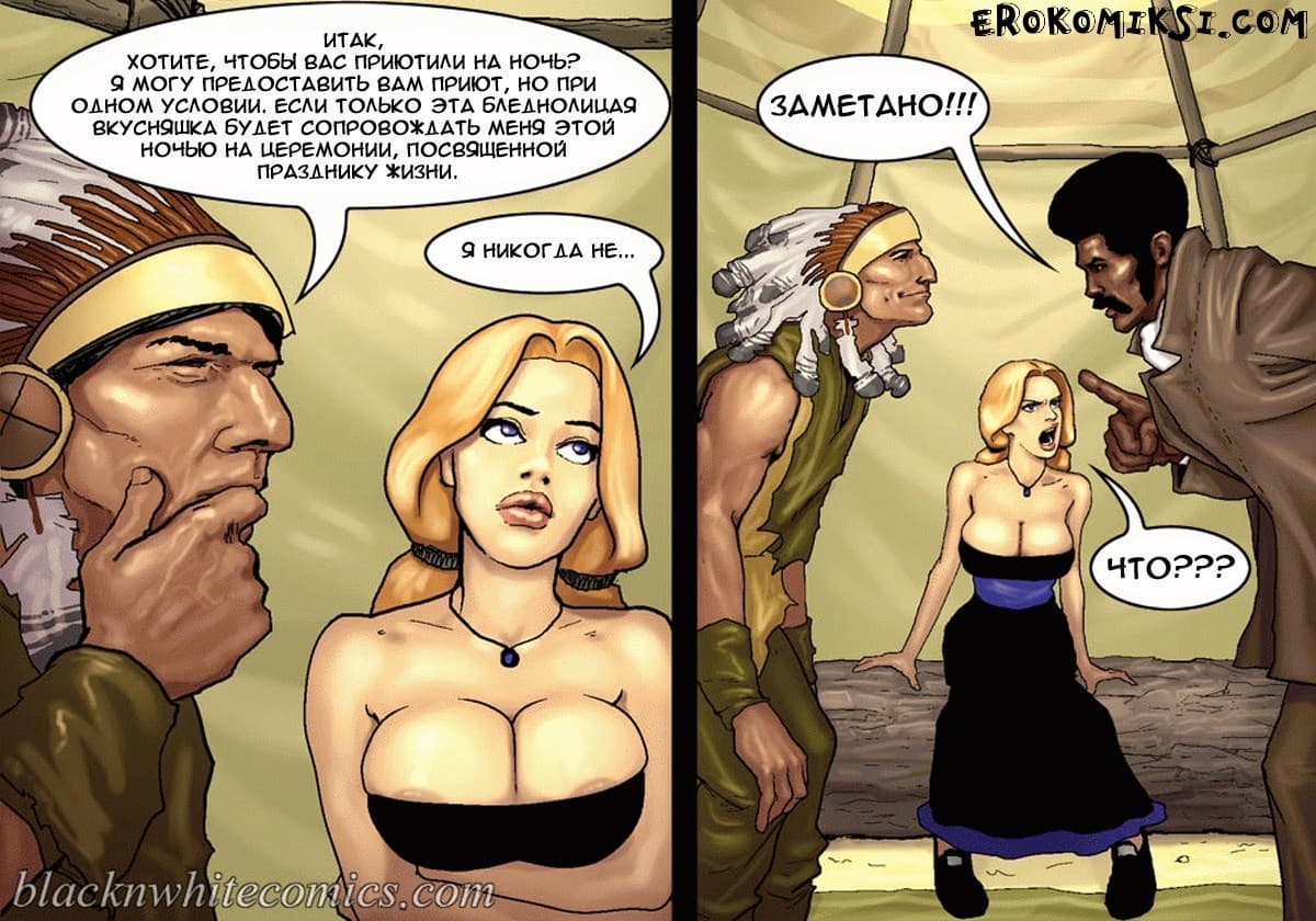 7-1 Порно комикс "Честный коп. Часть 2".