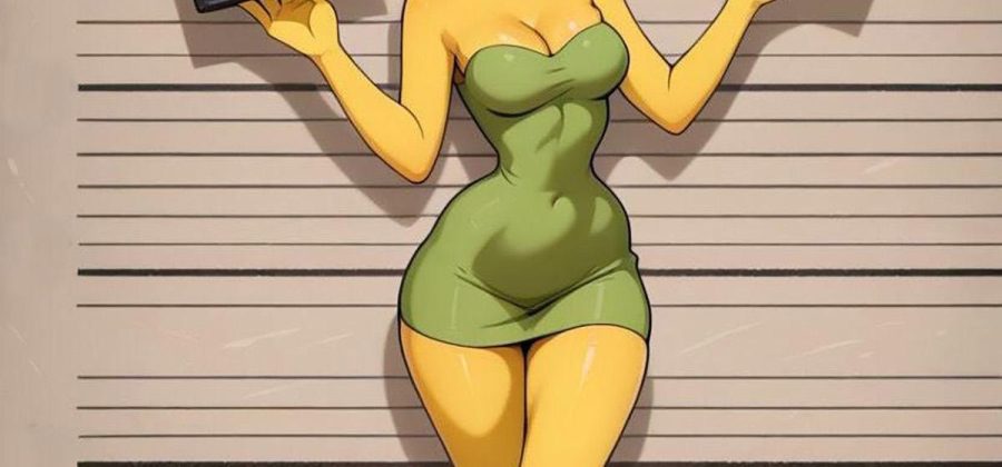 Порно комикс Симпсоны. Тюремное заключение Мардж.