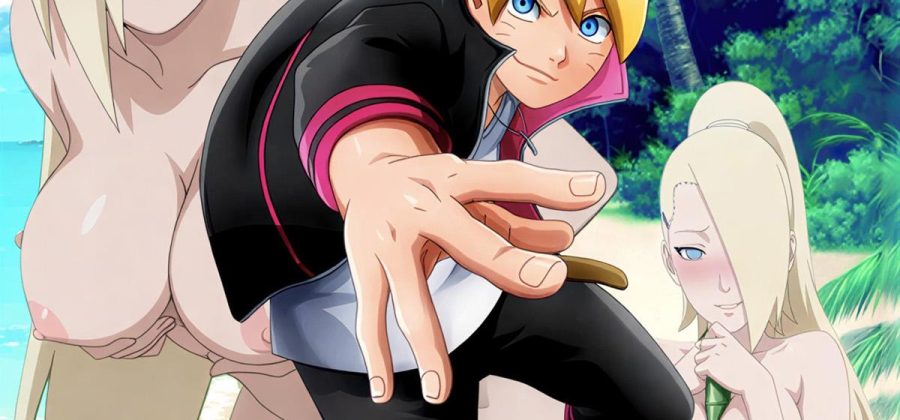 Порно комикс Боруто. Двойные судьбы. Часть 3.