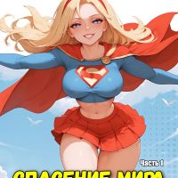 Порно комикс Супер-девушка. Спасение мира.