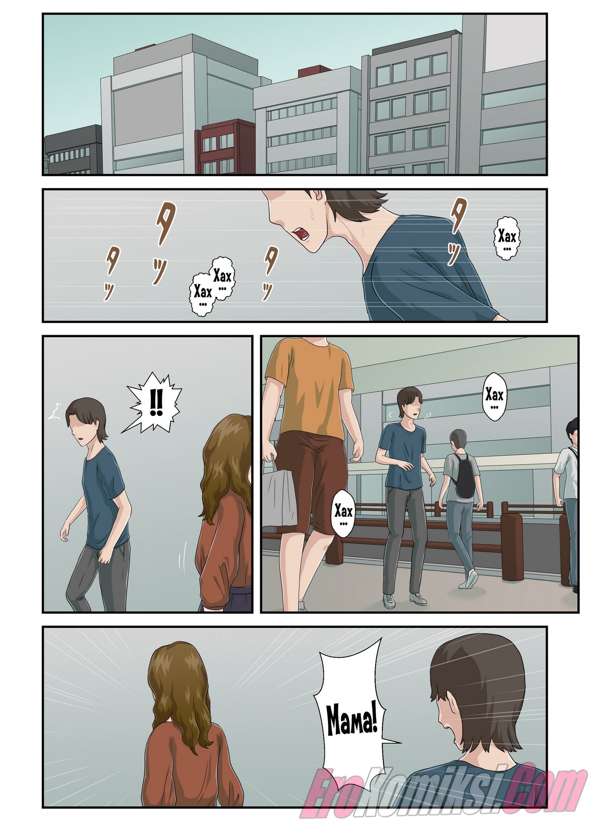 055 Порно комикс История о том, как я превратил свою ненавистную мать в голую домработницу.