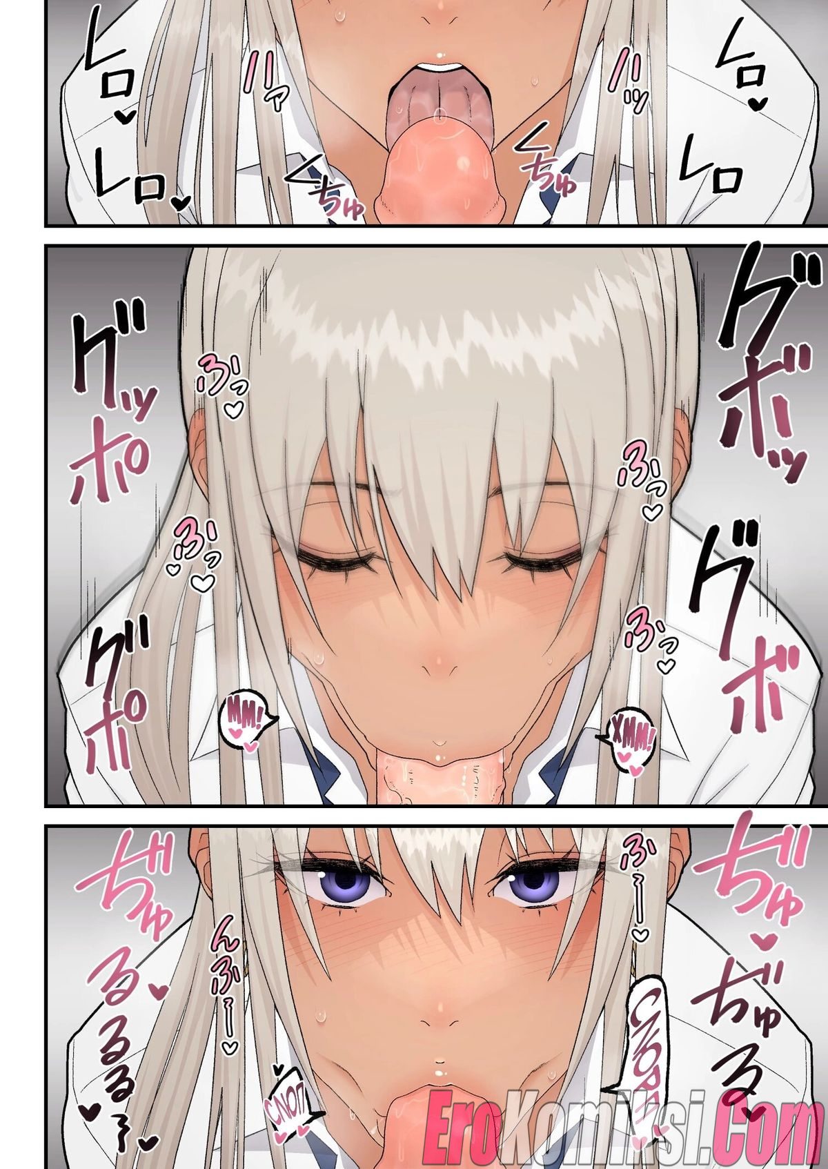 016-15 Порно комикс Сладкая любовь с гяру-блондинкой.