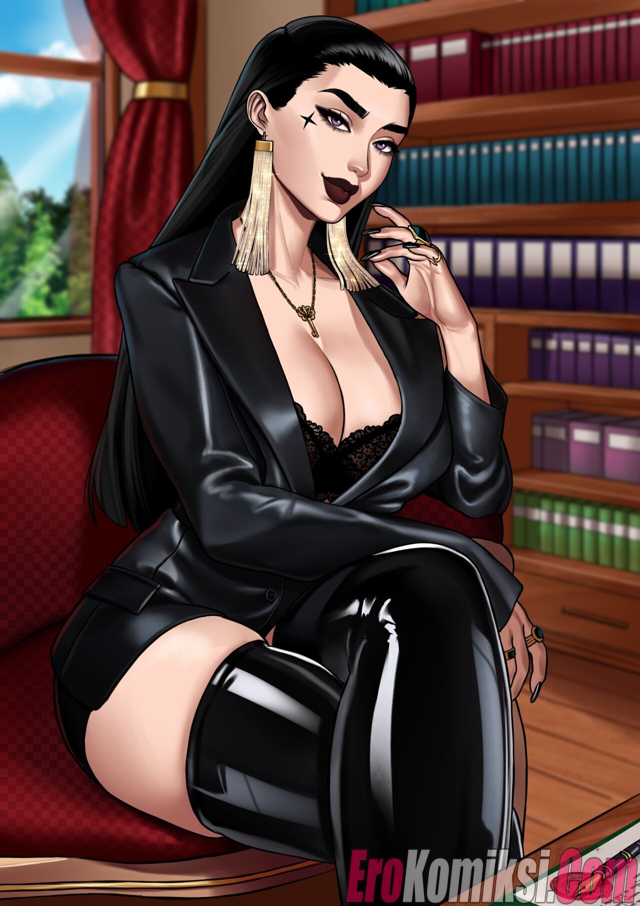 02-3 Порно комикс Темный контракт.