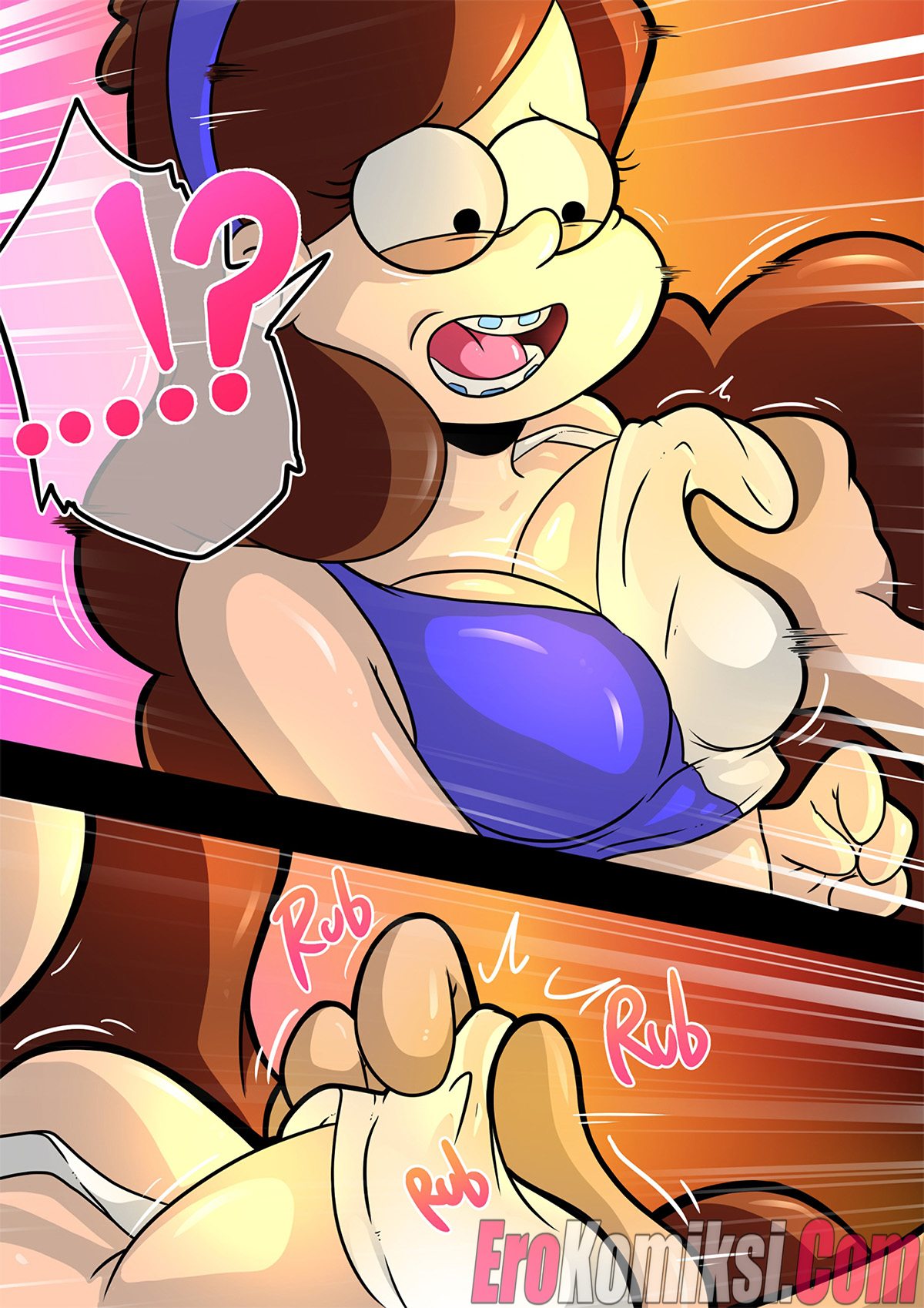 021-6 Порно комикс Гравити Фолз. Черная Библия.