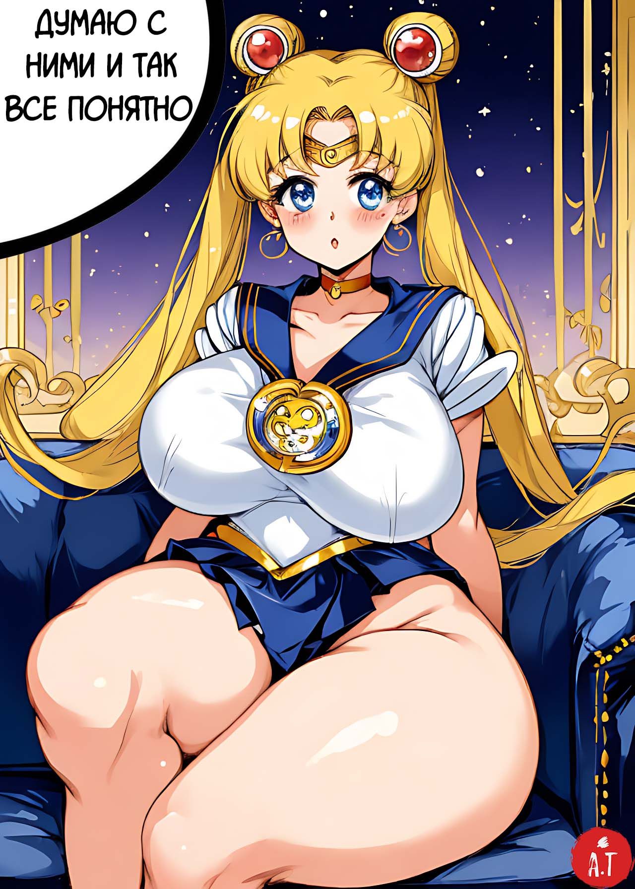 019-1 Порно комикс Обратная сторона жизни анимешных героев.