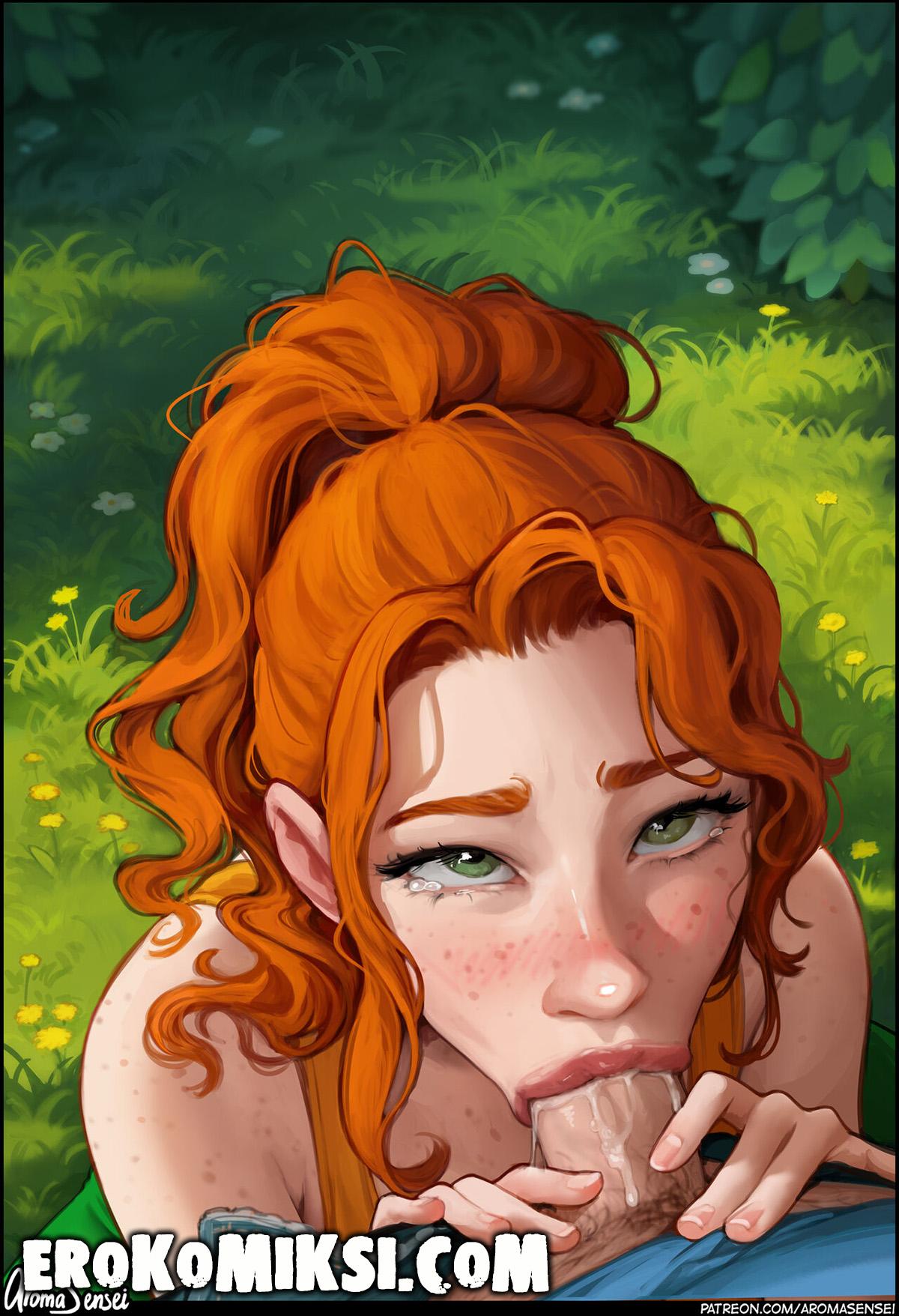 89-2 Порно комикс Волшебный Чай. Aroma Sensei.