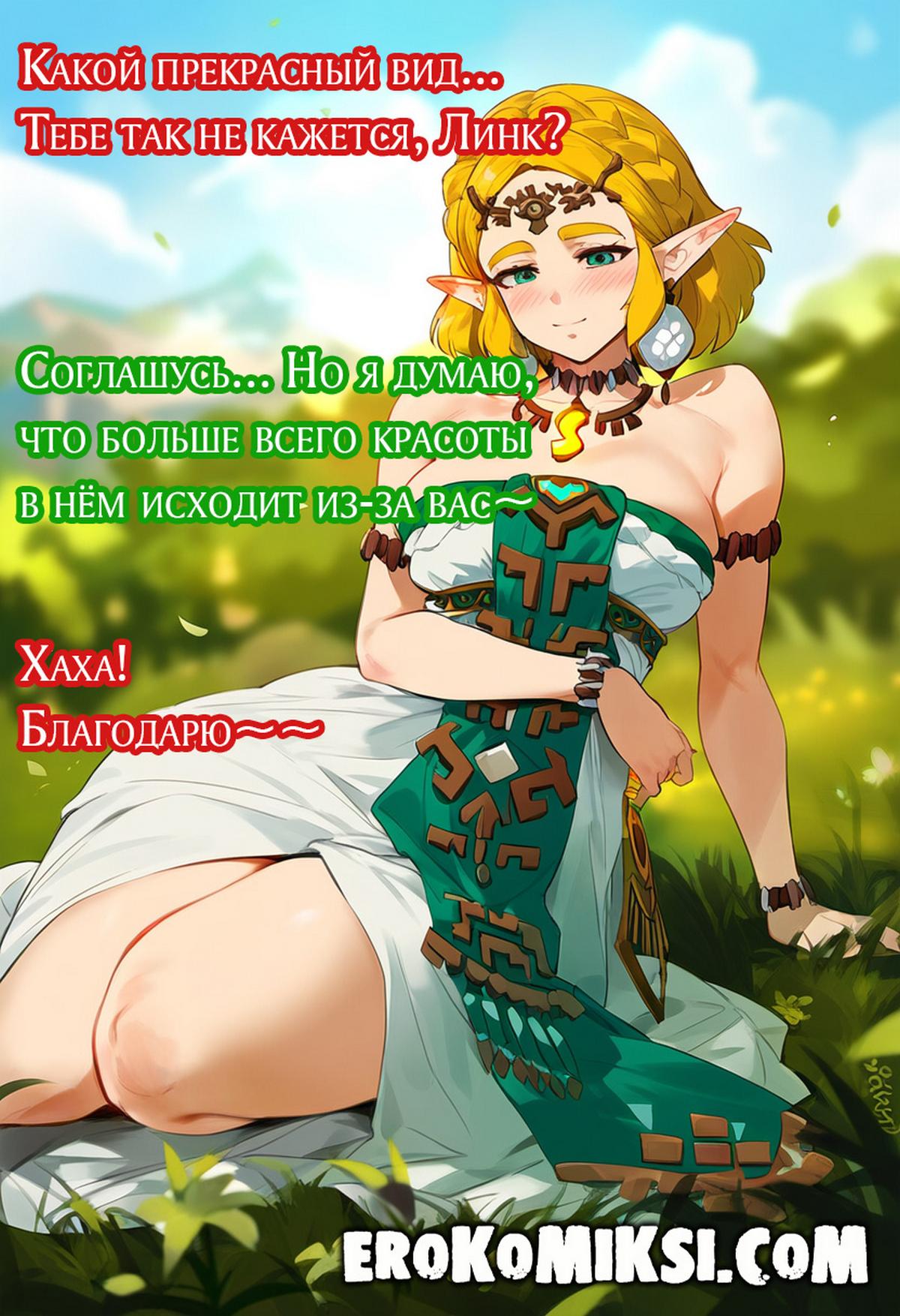 2-42 Порно комикс Легенда о Зельде. Армейская Шлюха.