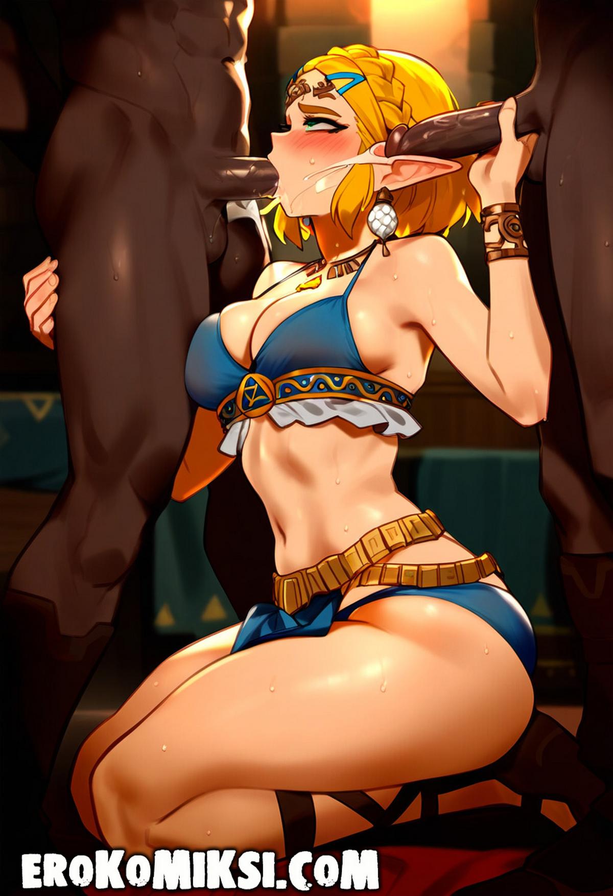 33-6 Порно комикс Легенда о Зельде. Армейская Шлюха.