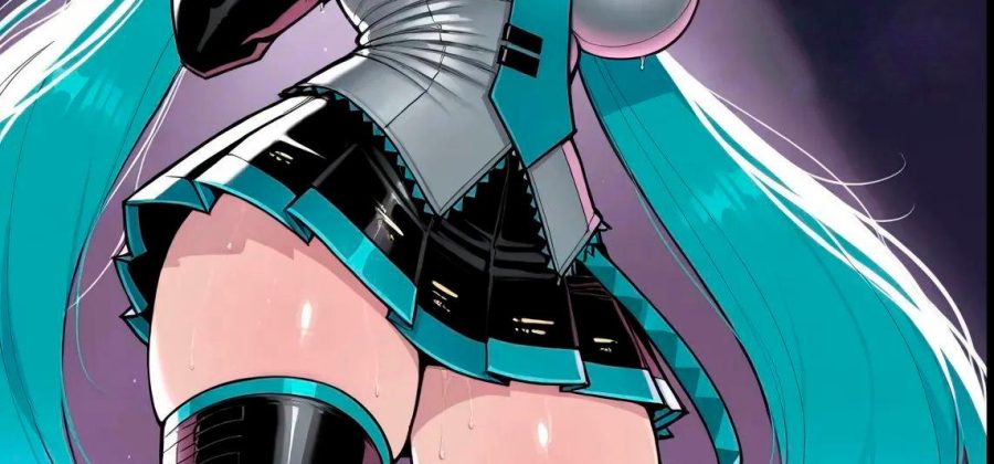 Порно комикс Хацунэ Мику.