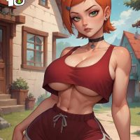 Порно комикс Бен 10. Домашнее обучение Гвен. Часть 3.