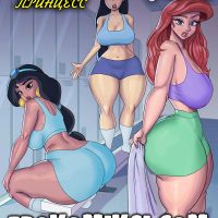 Порно комикс Disney Princesses. Тренировка Принцесс.