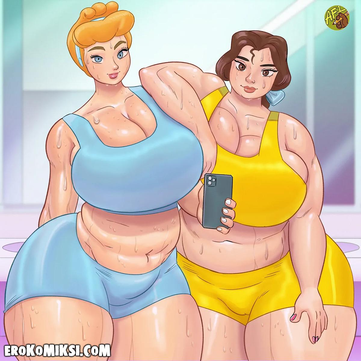 24 Порно комикс Disney Princesses. Тренировка Принцесс.