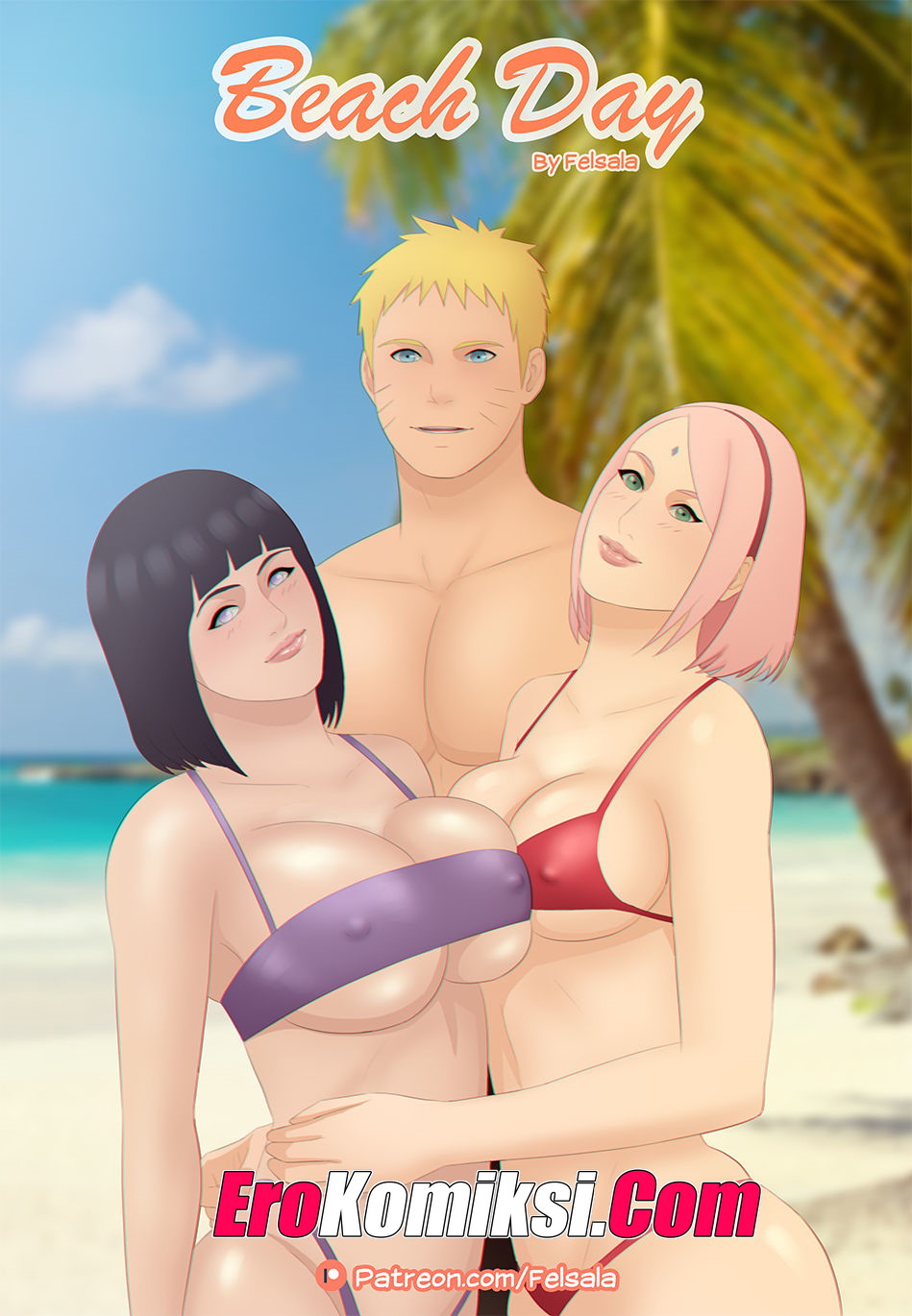 Порно комикс Наруто. Пляжный день. ОБНОВЛЕНО!!! Добавлены новые страницы!!! Всего 10 страниц!!!