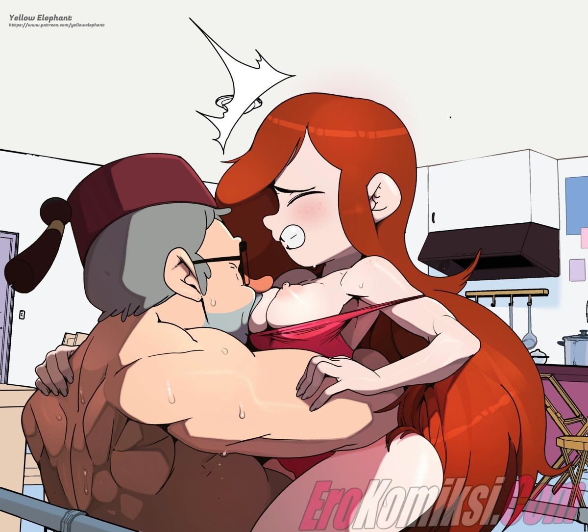 3-43 Порно комикс Гравити Фолз: Венди поимели.