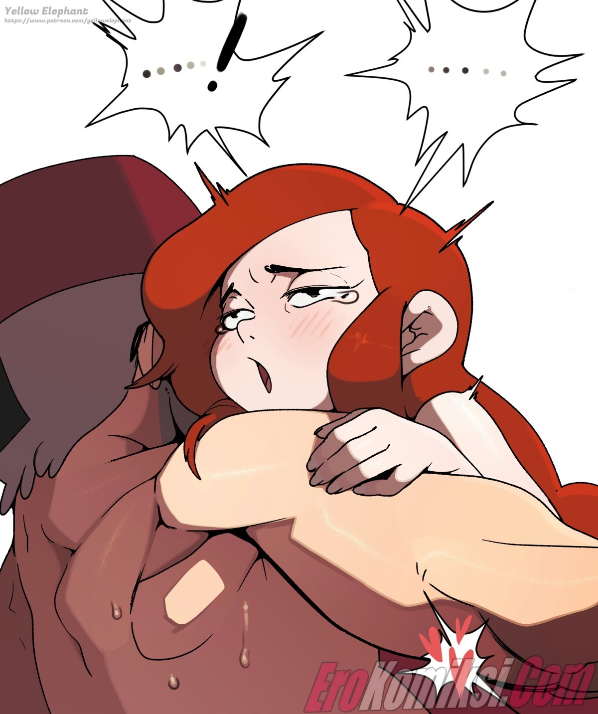 9-34 Порно комикс Гравити Фолз: Венди поимели.