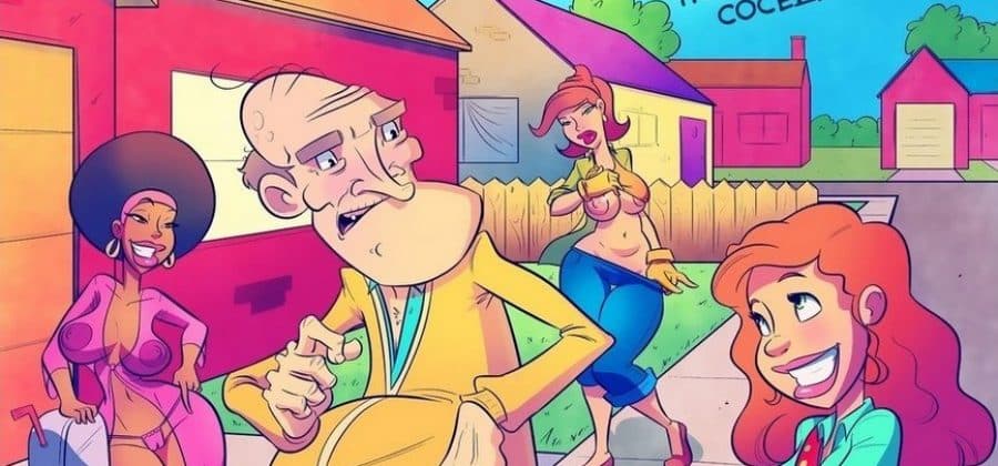 Порно комикс «Сварливый старик Джефферсон. Часть четвертая».