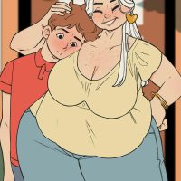 Порно комикс Выходные с бабушкой.