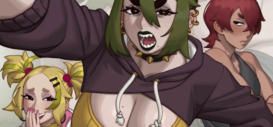 Порно комикс Большая, грубая и зеленая.