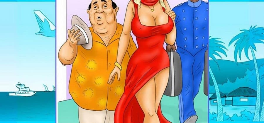 Порно комикс «Карибские каникулы».