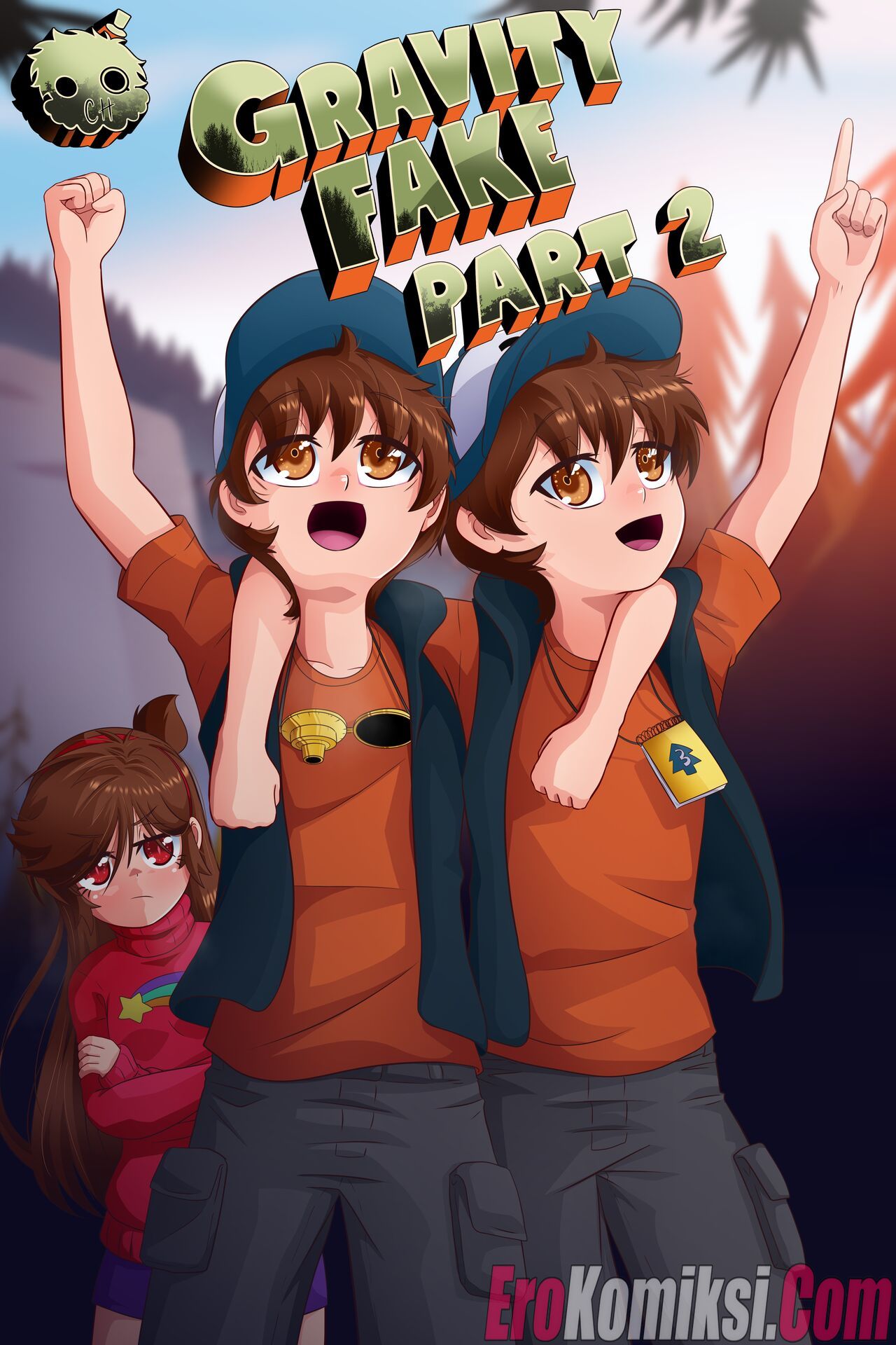 Порно комикс Гравити Фолз: Подделка. Часть 2.