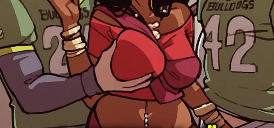 Порно комикс Лакшими и её футбольная команда.