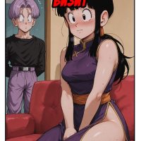 Порно комикс DragonBall Z. Неожиданный визит.