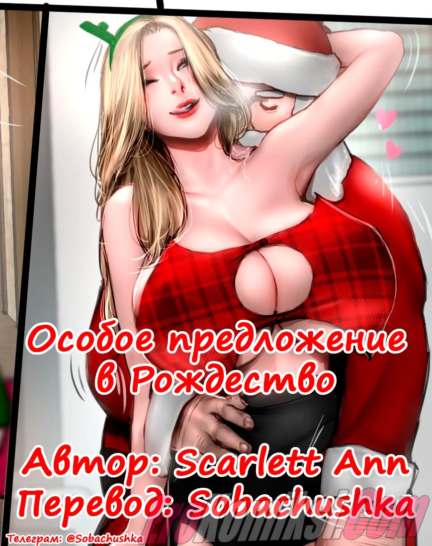 Порно комикс Особое предложение в Рождество.