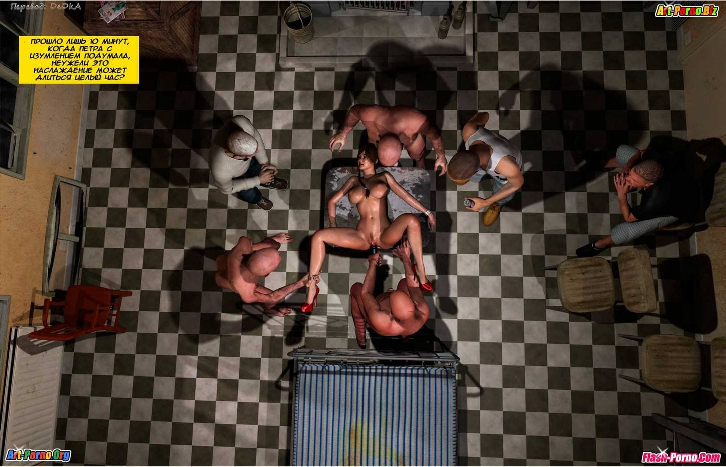 95 Порно комикс "Услужливая Петра. Расплата за проигрыш".