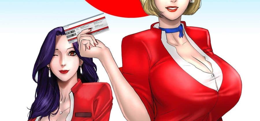 Порно комикс Авиакомпания МИЛФ. Часть 1.