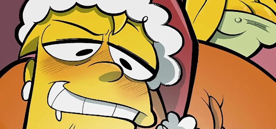 Порно комикс Симпсоны. Рождественские Симпсоны.