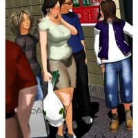 Порно комикс «Секрет зрелой леди».