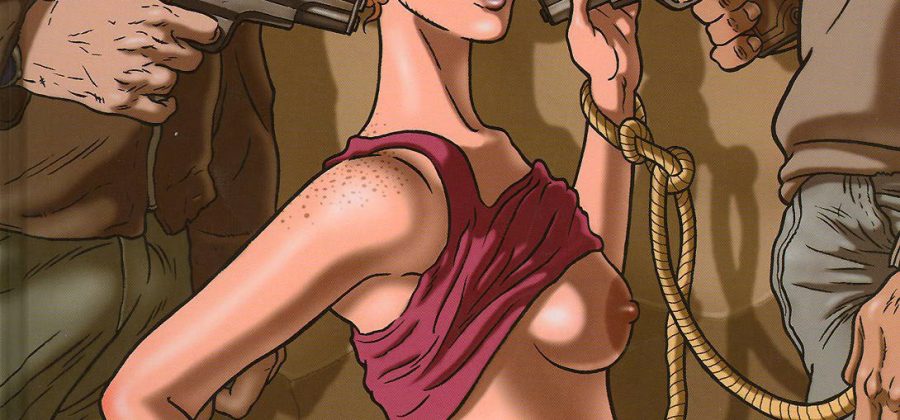 Порно комикс «Непокорная заложница».