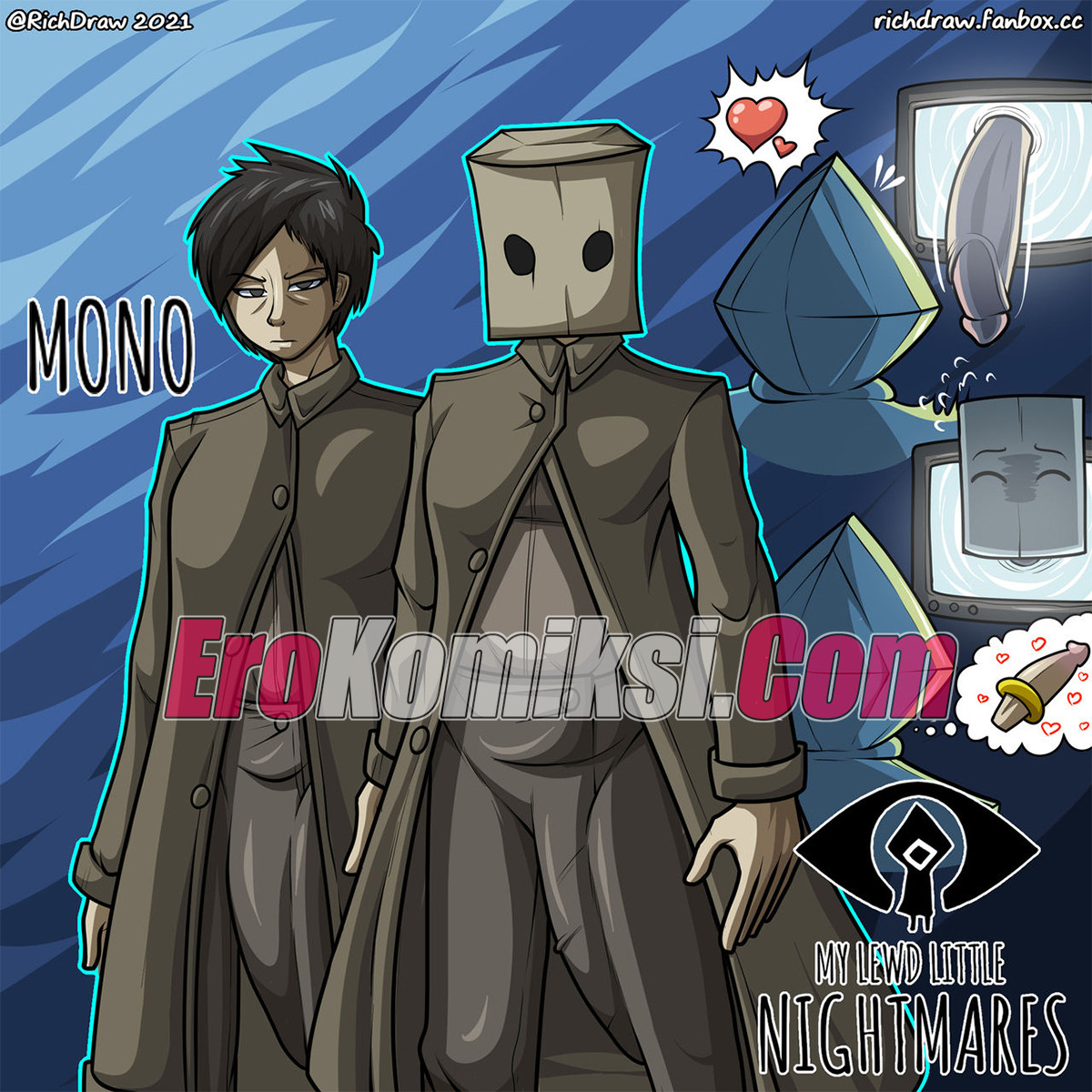 017-15 Порно комикс Мой непристойный кошмар. ОБНОВЛЕНО!!!