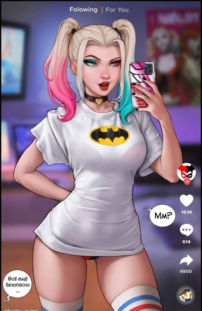 Порно комикс Харли Квинн. Harley Quinn. AromaSensei.